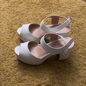 Size 7.5 Women’s Chunky Heels: NWOT